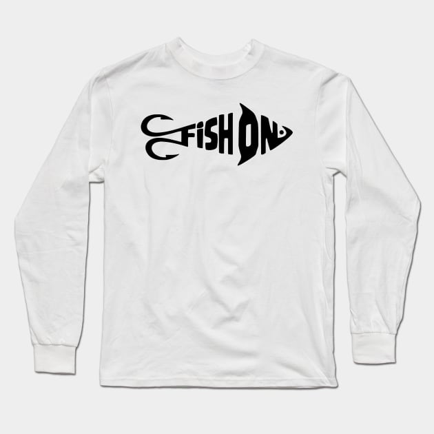 Fish ON Long Sleeve T-Shirt by madonani